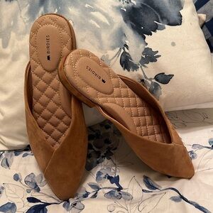 Birdies Mules - Tan Suede